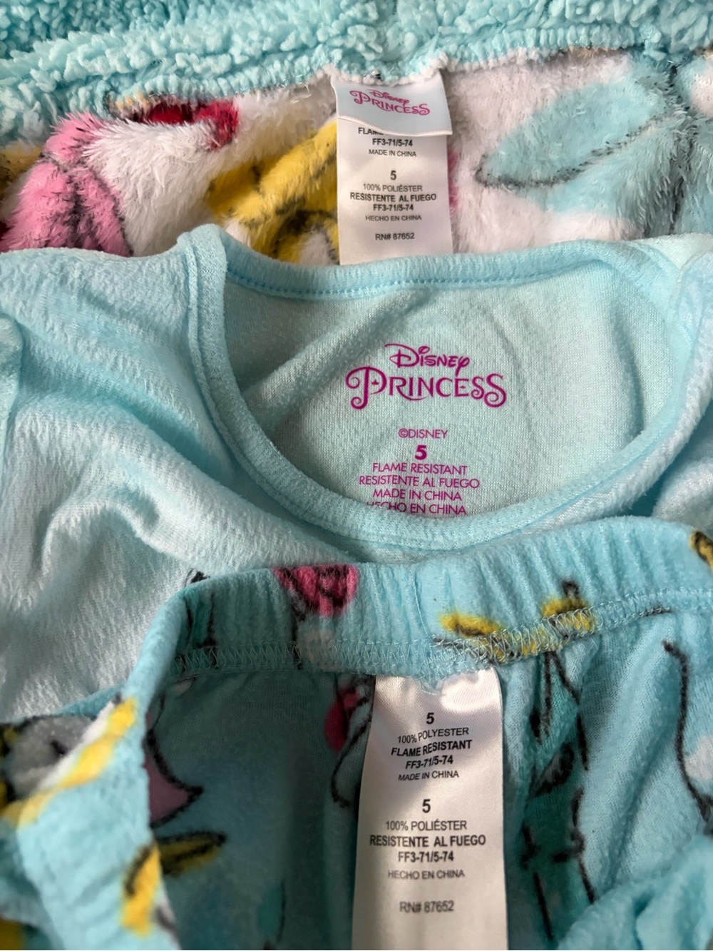Girl’s Pajamas & Robe - Picture 5 of 6